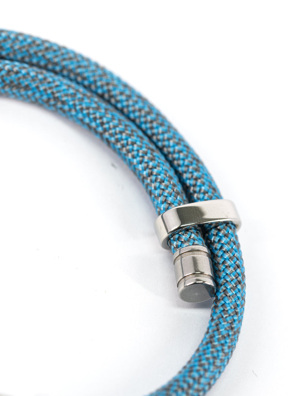 Aqua Beach Recycled Plastic Bracelet - WAVE Blue Adjustable