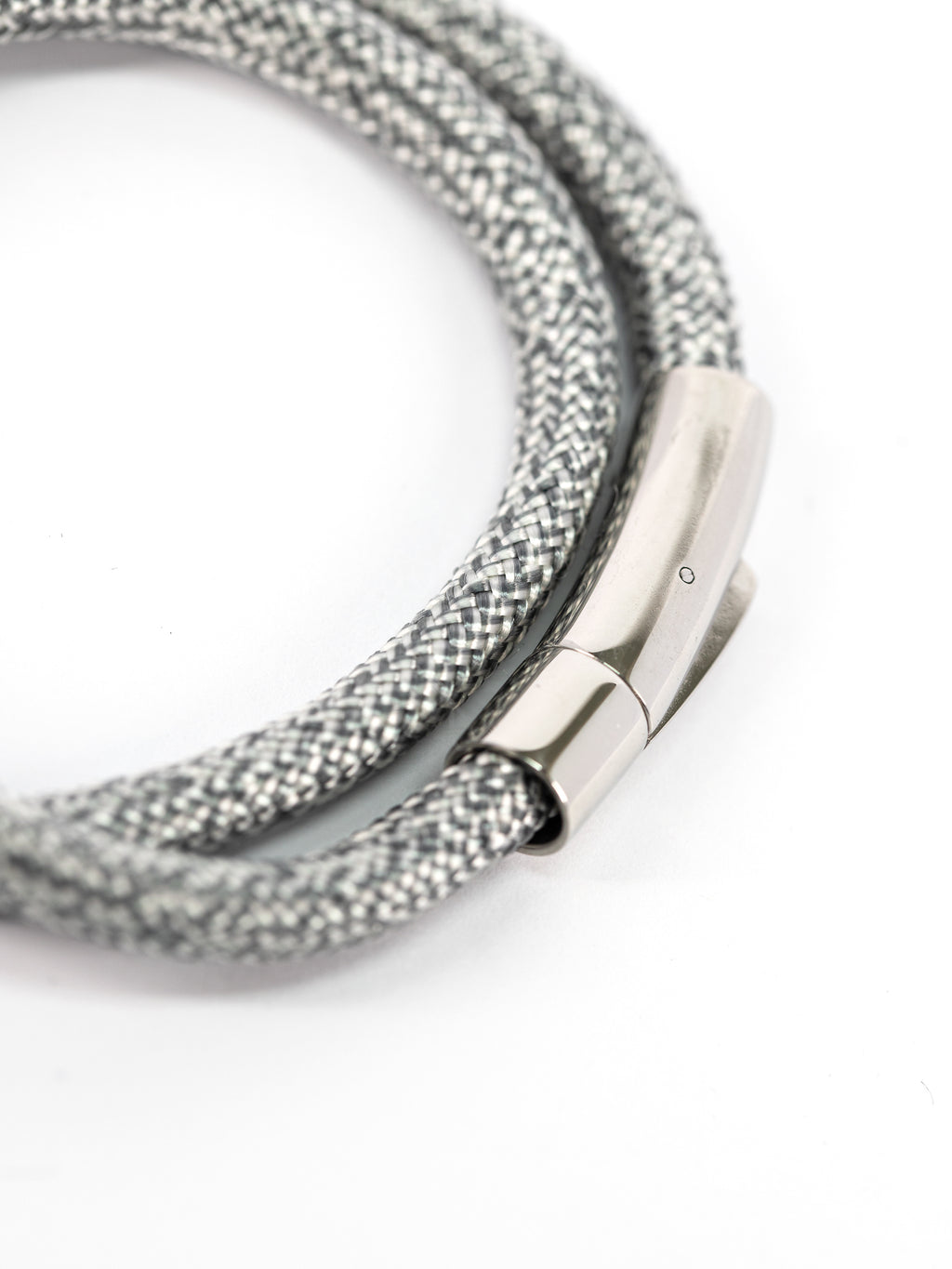 Aqua Beach Recycled Plastic Bracelet - WAVE Grey