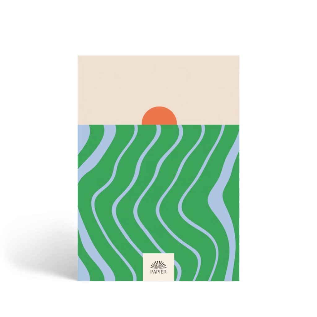Beach Towel Lined Notebook