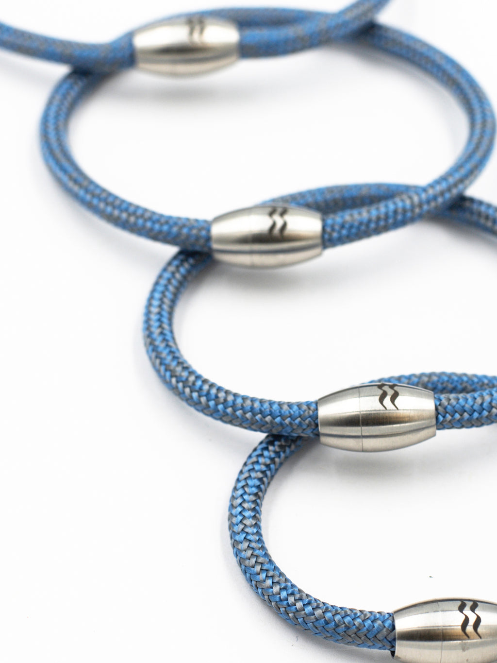 Aqua Beach Recycled Plastic Bracelet, Beach Jewellery, made in the UK