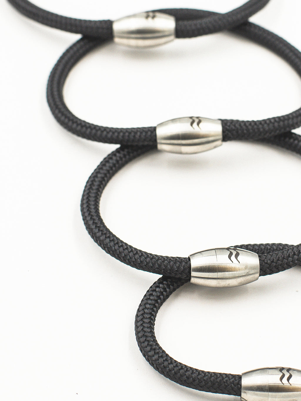Rope Bracelet - Recycled - Black