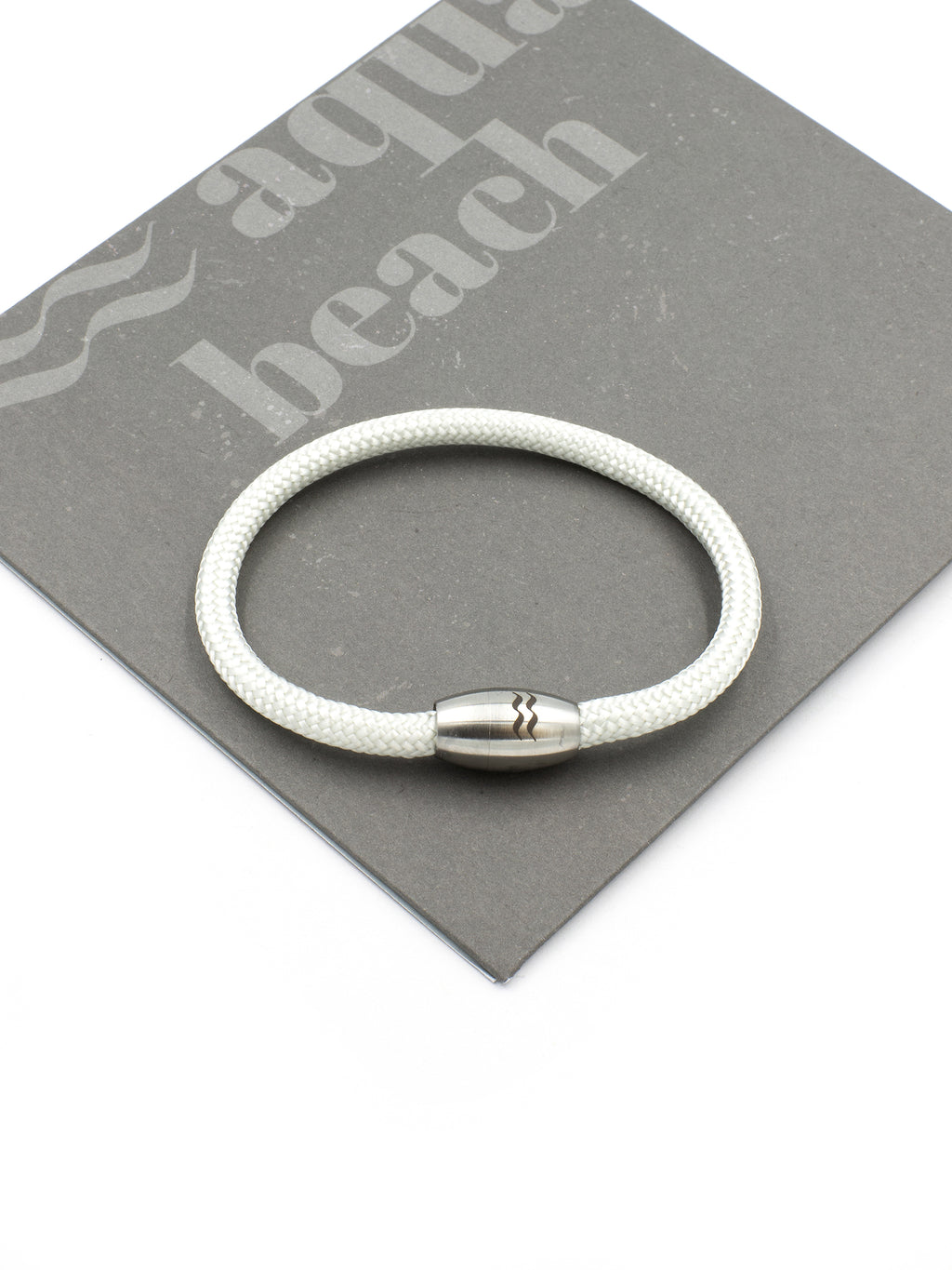 Rope Bracelet - Recycled - White