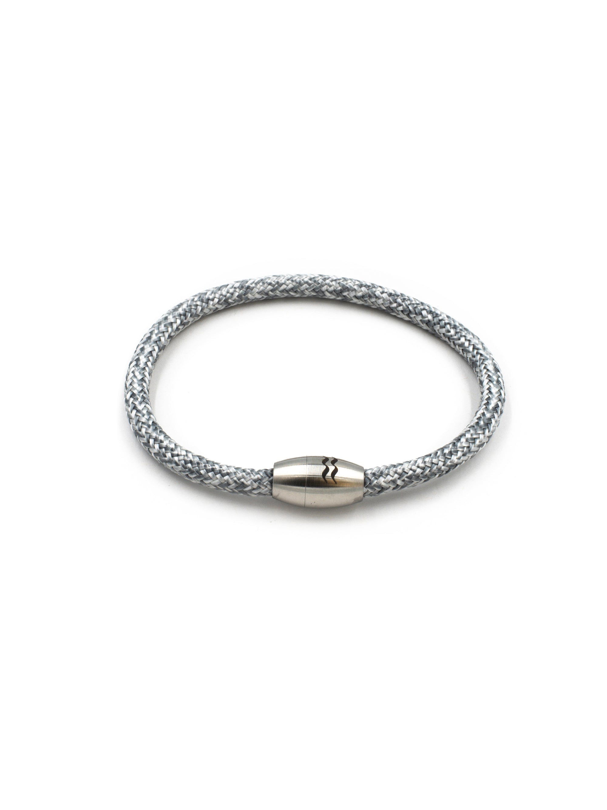 Aqua Beach Recycled Plastic Bracelet - Grey