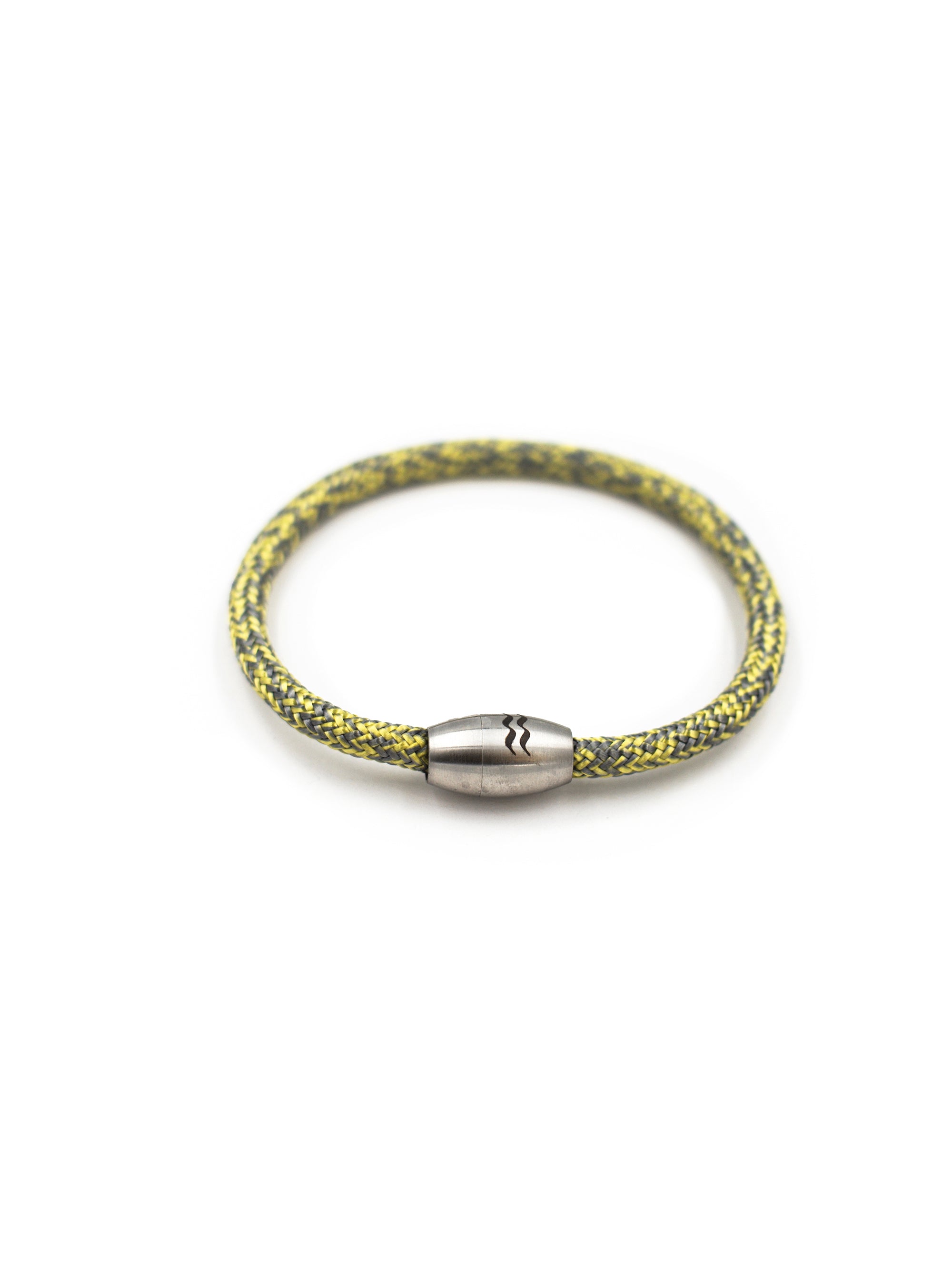 Aqua Beach Recycled Plastic Bracelet - Yellow