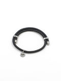 Rope Bracelet - Recycled - Size Adjustable - Black