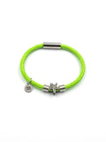 Rope Starfish Bracelet - Recycled Cord - Lime Green