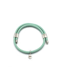 Premium Smooth Leather Bracelet - Pistachio - Size Adjustable
