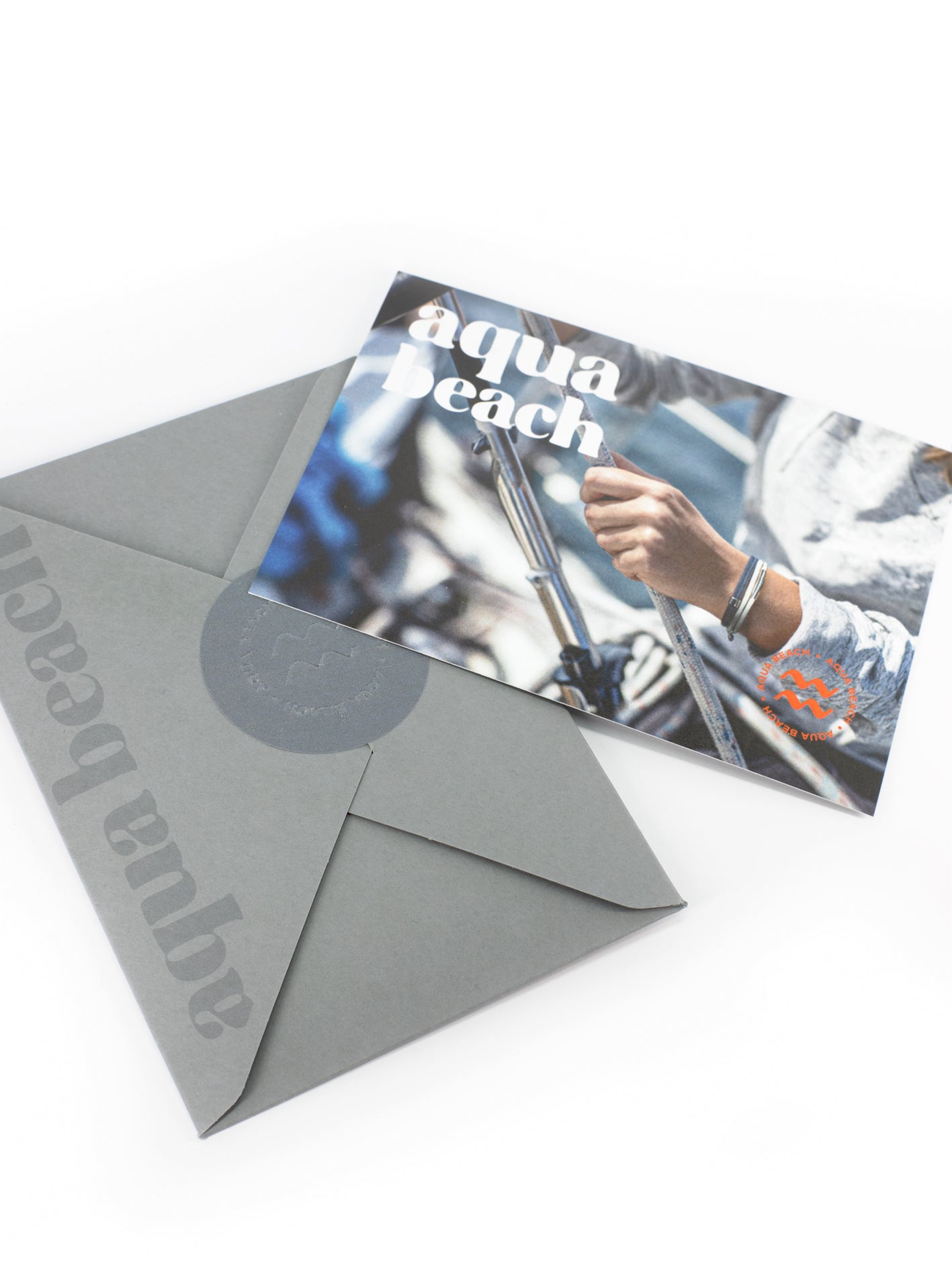 Aqua Beach Sustainable Cork Bracelet - Grey