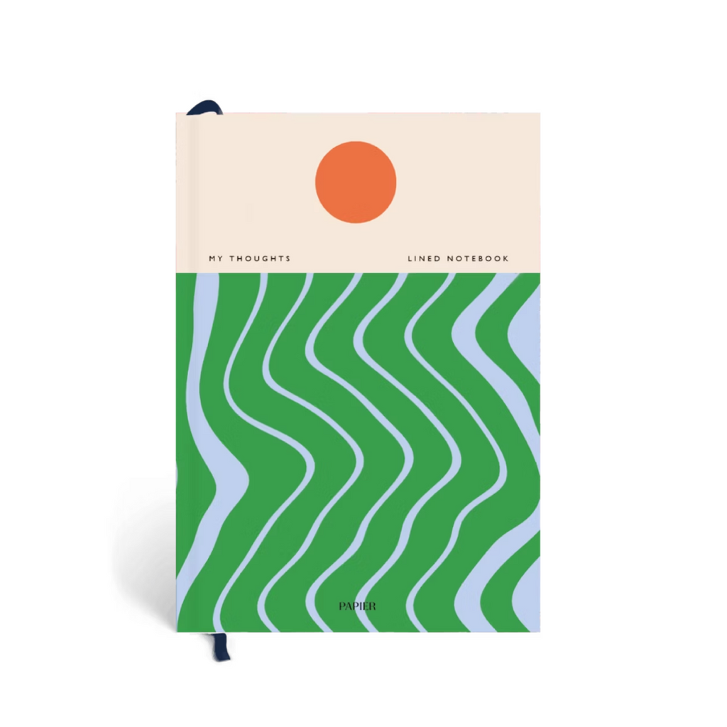 Beach Towel Lined Notebook