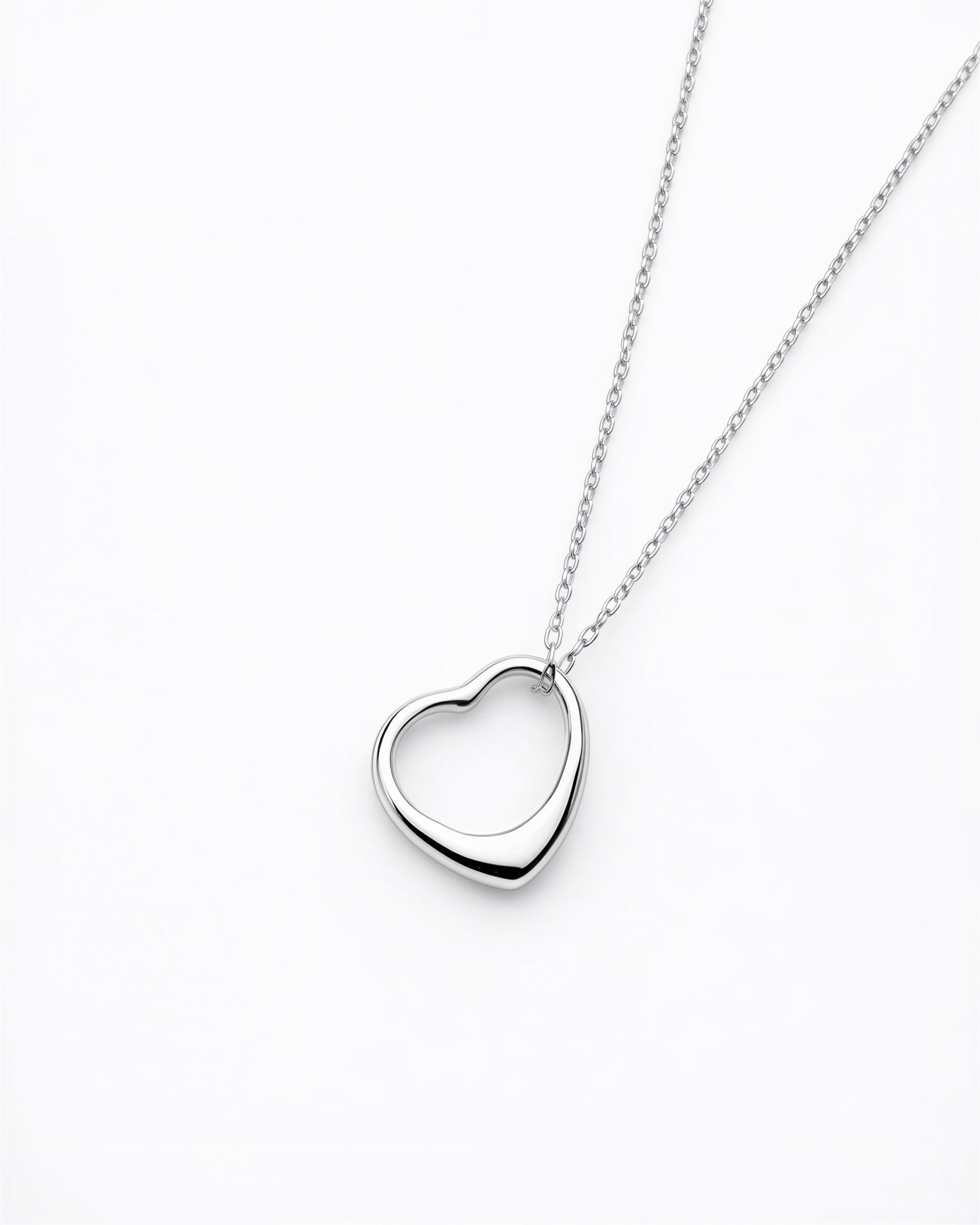 Sterling Silver - Open Heart