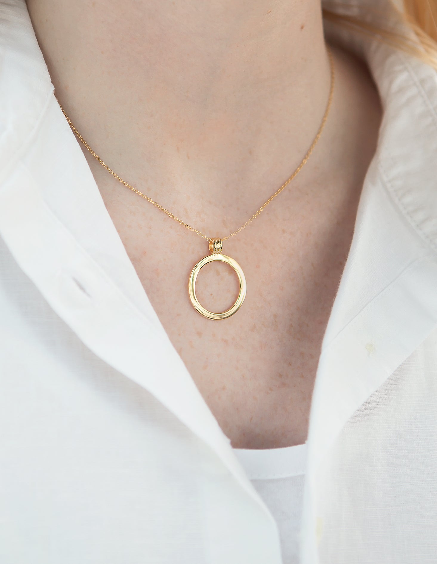 Aqua Beach Sterling Silver with 18k Gold Vermeil - Halo